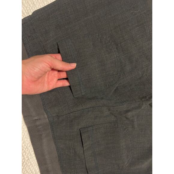 Athleta Wool City Joggers Charcoal Heather Gray Drawstring Pants Women's Size 4 - Picture 8 of 10
